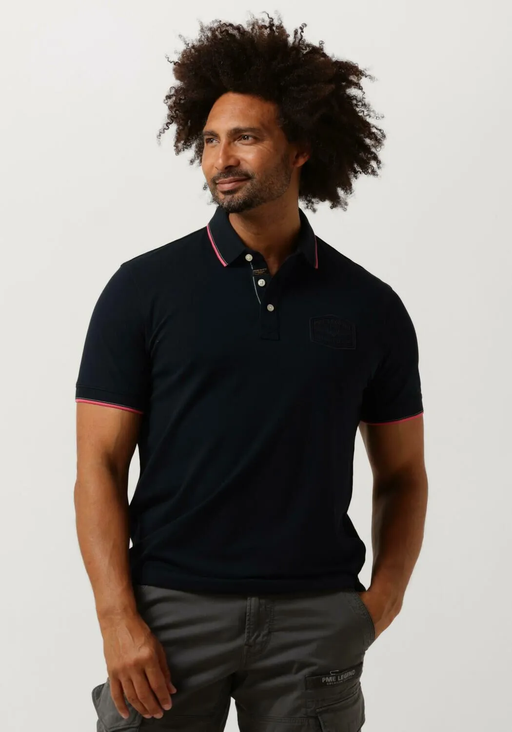 blauwe pme legend polo short sleeve polo stretch pique package