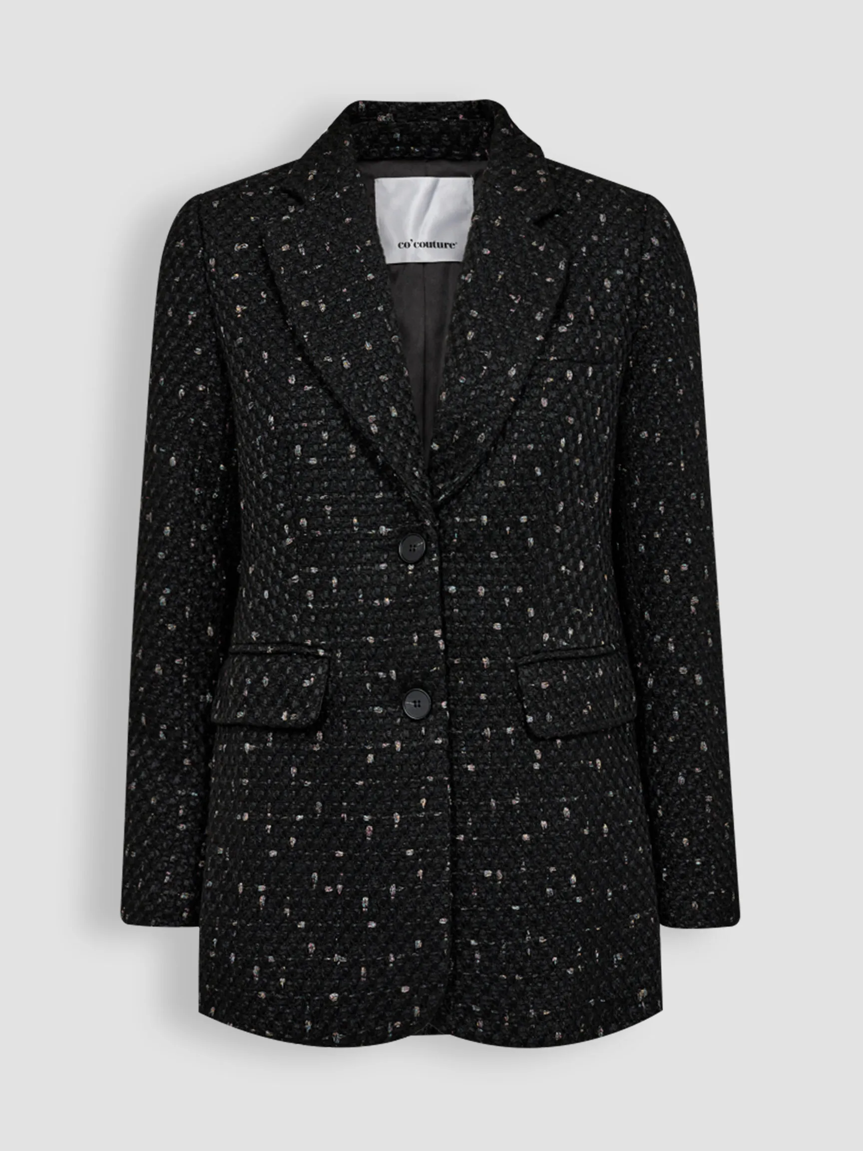 Co'Couture Mitzi, geweven bouclé blazer met dessin