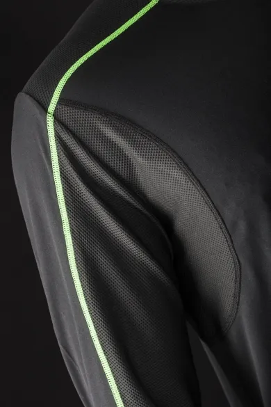 Craft Devotion hardloopjack zwart/groen heren