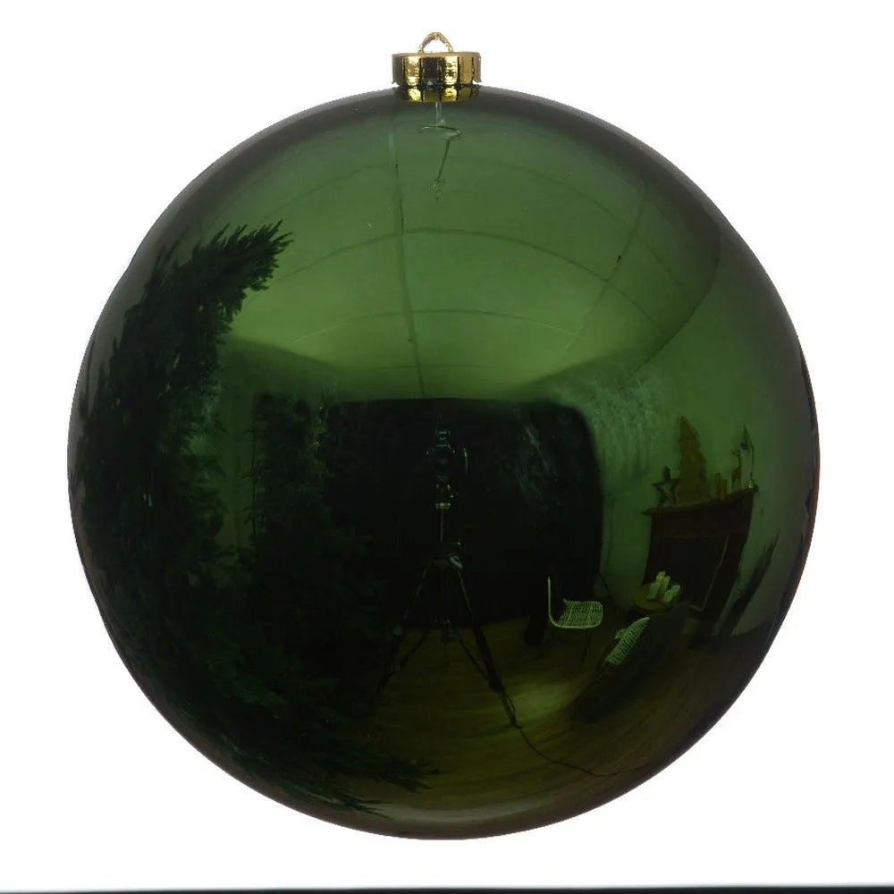 Glimmende groene plastic bal Ø20cm