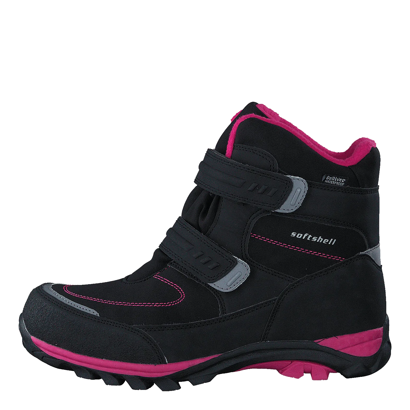GULLIVER SCHOENEN 4356608 WATERPROOF WARM LINED BLACK/FUCHSIA