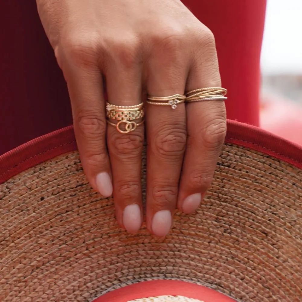 Jackie Gold Tintoretto 14 Karat Gold Ring