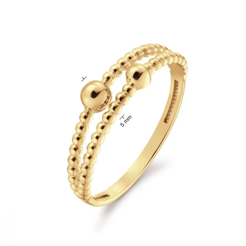 Jackie Gold Tintoretto 14 Karat Gold Ring