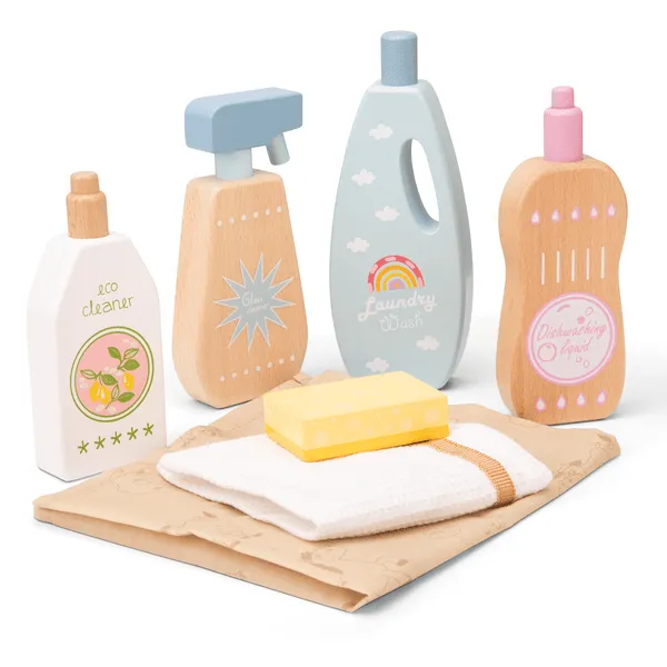 NEW CLASSIC TOYS SPEELGOED SCHOONMAAKSET HOUT 7DELIG