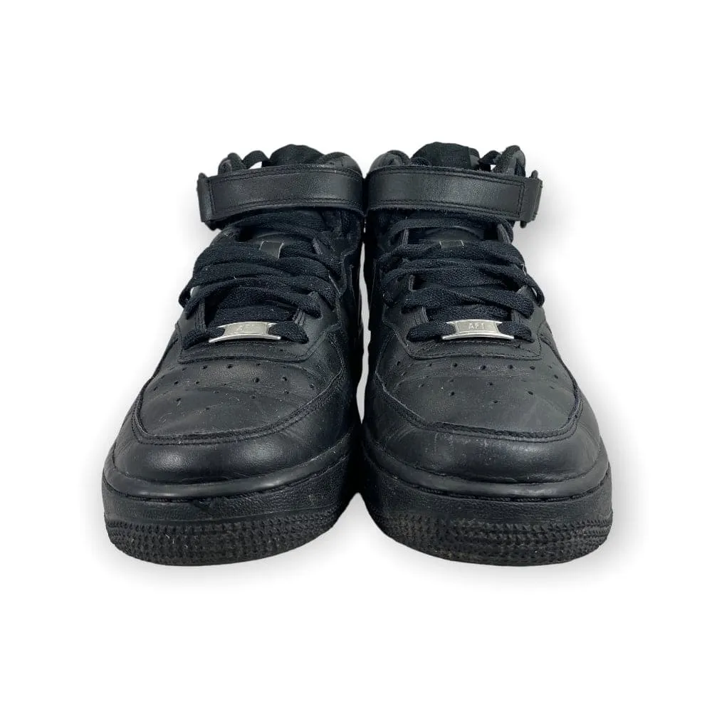 NIKE AIR FORCE 1 MID '07 ZWART 
