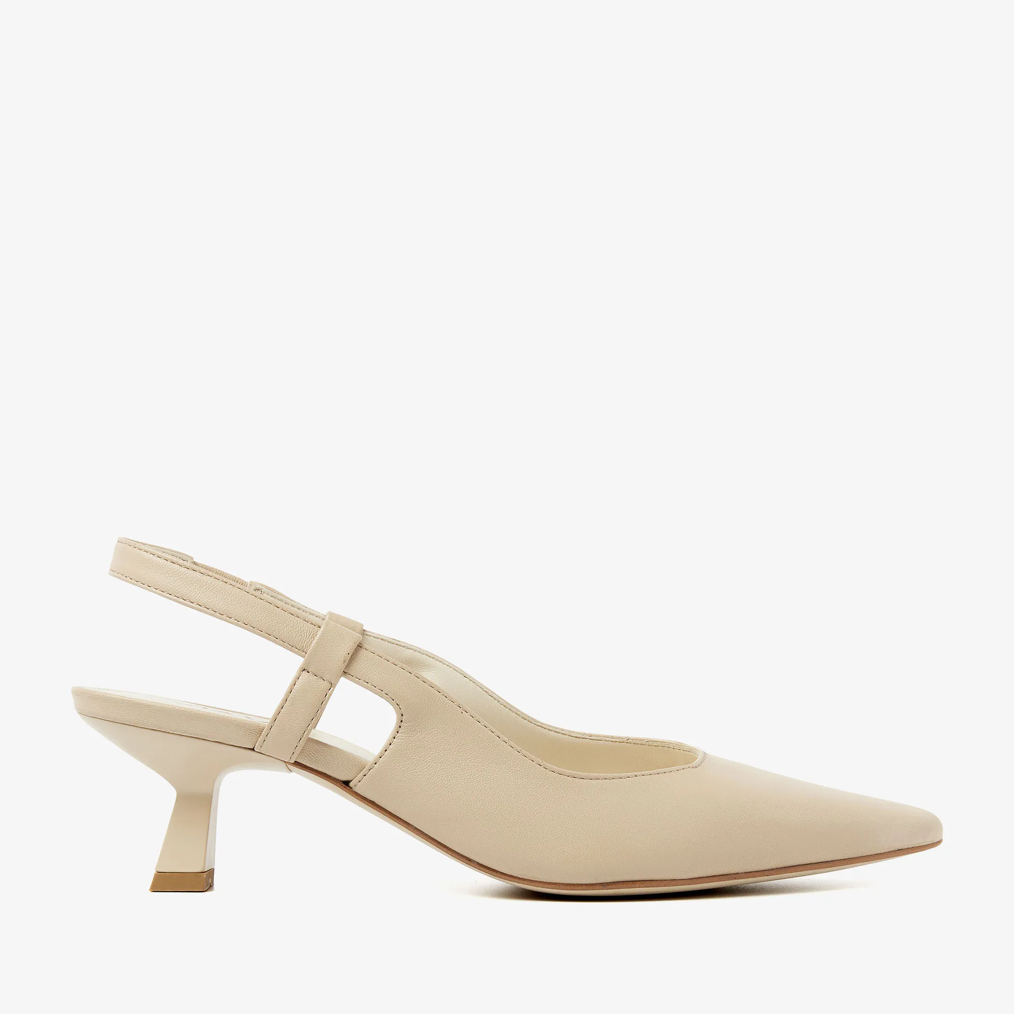 Suzy Aliya VIA VAI beige slingbacks