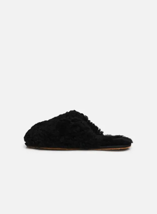      UGG W MAXI CURLY SLIDE  ZWART   