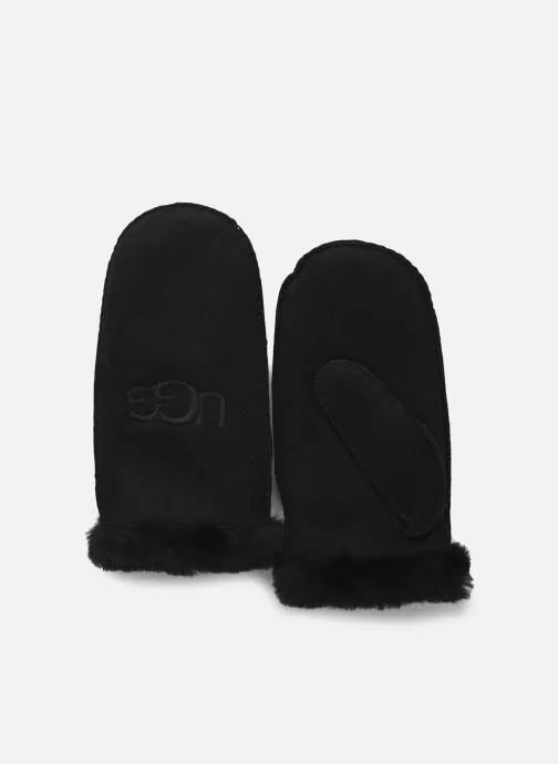      UGG W SHEARLING UGG EMBROIDER MITTEN  ZWART   